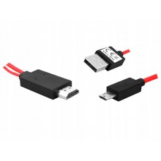 Laidas MHL HDMI-microUSB+USB (K-L-K) 0.2m 